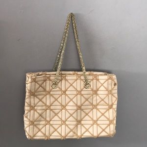 Big Buddha Jerry Tote-Champagne Gold